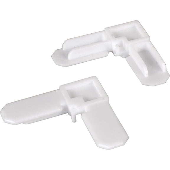 Prime-Line Products-Slide PL 14298 0.25 in. White Frame Corner - Box of 100-
