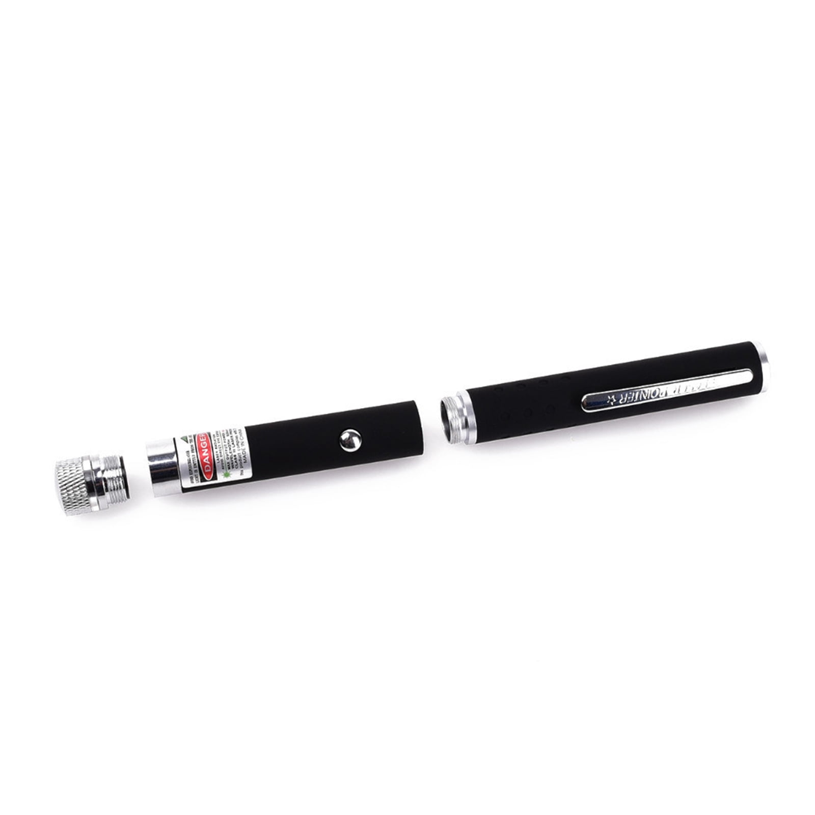 10PACK 532nm Green 2in1 Laser Pointer Pen Visible Beam Light Lazer for Pets Cat Dog Toys(Not Include Battery)