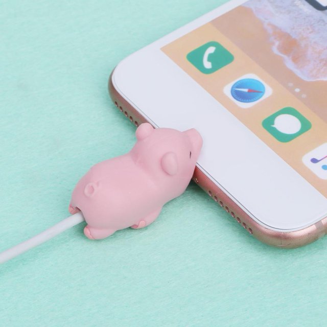 Animal Data Line Protector PVC Anti-rotura Cable USB Kit de cubierta protectora (B JShteea El nuevo