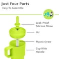 thumbnail image 6 of Re-Play 10 oz Toddler Tumbler 2-Pack – No-Spill Straw Cups, Dishwasher Safe, Sky Blue/Lime Green, 6 of 8