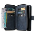 thumbnail image 3 of ETFAST Wallet Card Zipper Flip Leather Case For Samsung Galaxy S24 Ultra S24 Plus S23Ultra S23Plus S23FE S22 Ultra S21 Ultra S21FE S20 Ultra S20FE S10 S9 S8 Phone Case, 3 of 15