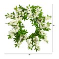thumbnail image 2 of Nearly Natural Plastic All Occasion Wisteria Artificial Wreath, 18" (Multi-color), 2 of 4