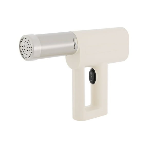 Electric Handheld Pasta Maker - 5-Pasta Mold Attachment, 304 Stainless Steel, 50W, White (Makes Noodles in 25 Sec)