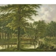 thumbnail image 3 of Wybrand Hendriks 14x12 Black Modern Framed Museum Art Print Titled - View of the Nieuwe Gracht Near the Bolwerk, Haarlem (1800 - 1831), 3 of 5