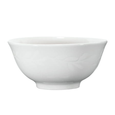 Mainstays 6in Emelie White Stoneware Bowl