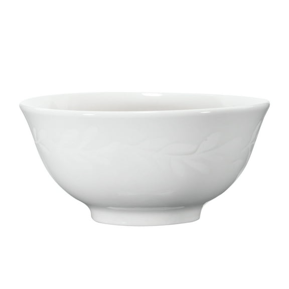 Mainstays 6in Emelie White Stoneware Bowl