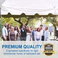 thumbnail image 2 of Party Tents Direct Weekender Pole Tent Party Canopy, 15x15 White, 2 of 8
