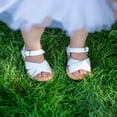 thumbnail image 4 of ESTINE Toddler Girl Open Toe Lightweight Summer Female Casual Dress Sandals - White 6M, 4 of 5