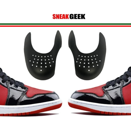 SNEAK GEEK - Shoe Crease Protector for Mens Shoes 8-12 Black Sneaker Crease Preventer - Walmart