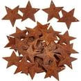 thumbnail image 2 of 30PCS Rusty Metal Barn Star Vintage Antique Primitives Country Decor Tin Steel Stars with Holes, 2 of 8