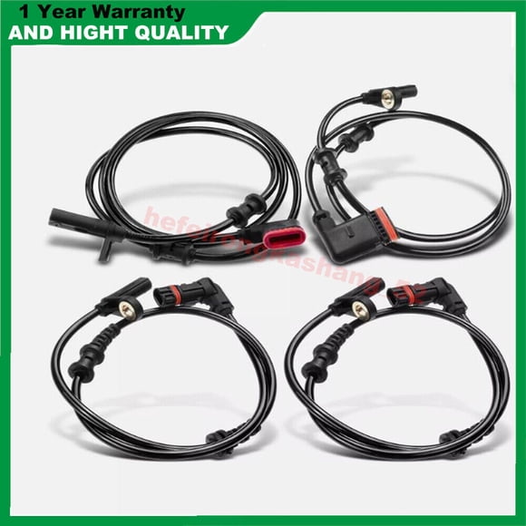 4-piece set of front and rear ABS wheel speed sensors suitable for Mercedes-Benz R172 SLC SLK class-