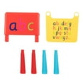 thumbnail image 6 of HLONK Kids Table Chair Set, Alphabet Letter Table Chair Set with Reduced Version Mushroom Leg [40 x 35 x 30], 6 of 8