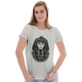 thumbnail image 4 of Ancient Egyptian Pyramid Pharaoh Womens Slim Fit Graphic Tee Brisco Brands X, 4 of 5