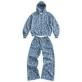 thumbnail image 4 of Solthread Mens Tracksuit 2 Piece Leopard Print Cheetah Print Hoodie and Wide Leg Pants Casual Outfit Sets, 4 of 6