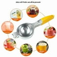thumbnail image 2 of Lemon Squeezer Extra , Lemon Squeezer Juicer Stainless Steel, Heavy Duty Manual Citrus Juicer Hand Press, Kitchen Tools Lime Squeezer Bar Tool, Easy to Clean Metal Lemon Hand Press, 2 of 5