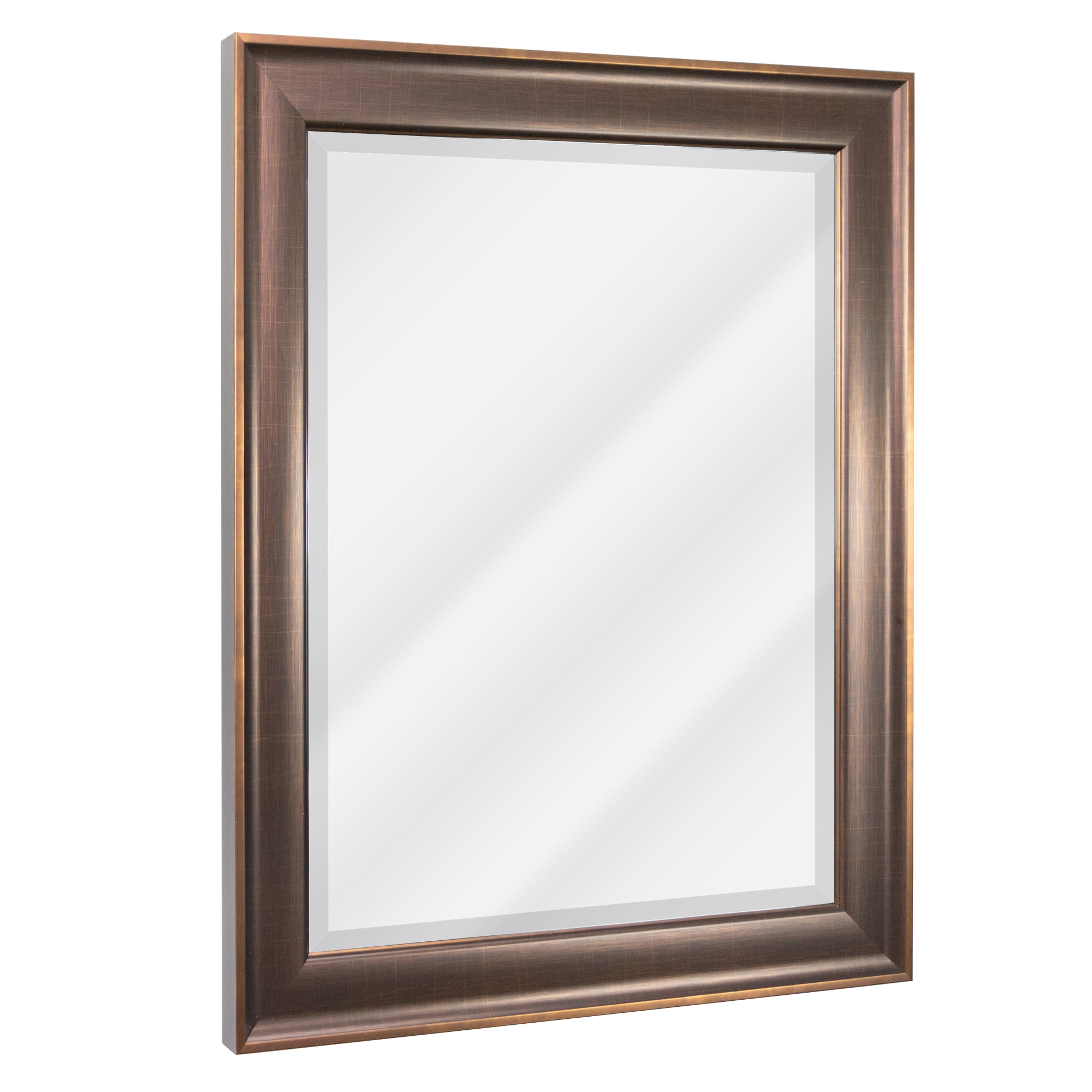 Head West Oil rubbed Bronze Framed Beveled Accent Wall Vanity Mirror