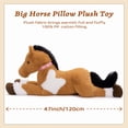 thumbnail image 6 of MaoGoLan 47" Giant Horse Stuffed Animal Large Stuffed Horse Plush Toy, 6 of 9