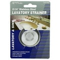 thumbnail image 5 of Aqua Plumb Lavatory Sink Strainer 2.25 in Stainless Steel Mesh Strainer, 2-Pack, 5 of 5