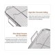 thumbnail image 4 of Stainless Steel Oven Basket & Tray Set (Silver) - Durable Baking Tray with Versatile Cooking Basket for Delicious Meals, 4 of 5