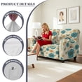 thumbnail image 6 of SCRAWLGOD Boho Flower Butterfly Print Recliner Cover with Pocket Stretch 2 Seater Reclining Slipcover Washable Non Slip Recliner Cover for Living Room, 6 of 8