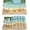 Tropical Beach, variant on Tropical Colorful Fish Placemats Set of 6 Rectangle Table Mats Washable Heat-Resistant Place Mat for Kitchen Dining Table Decor Indoor Outdoor