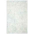 thumbnail image 2 of SAFAVIEH Abstract Clarette Geometric Wool Area Rug, Ivory/Turquoise, 5' x 8', 2 of 11
