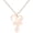 Rose gold color, variant on Faith Mustard Seed Heart Necklace | “Faith Can Move Mountains” Infinity Pendant | Matthew 17:20 Christian Inspirational Jewelry (Gold / White / Rose Gold)
