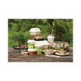 thumbnail image 4 of Pactiv EarthChoice Bagasse Hinged Lid Container 9 x 9 x 3.5 1-Compartment Natural 150/Carton, 4 of 9