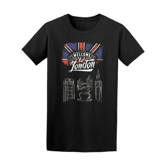Chalk Great Britain Flag London Tee Men's -Image by Shutterstock