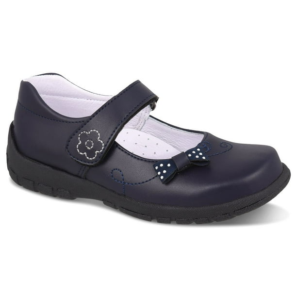 Zapato escolar para Niña Dominiq Mod. 301 con Moño y bordado