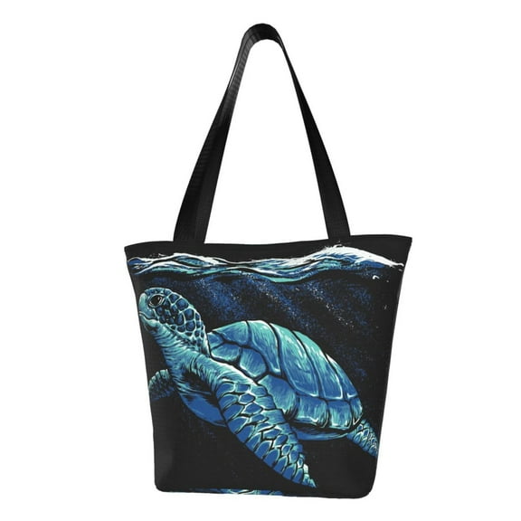Hirioo Ocean Turtle for Women's Casual Shoulder Tote Bag Handbag For Women Work College Travel Business Shopping