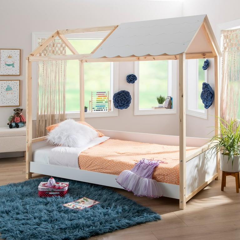 Free Shipping! Powell Kid's House Bed with Adjustable Canopy