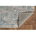 thumbnail image 4 of Linon Home Décor Washable Barron Area Rug or Runner Collection, Gray and Green, 5' x 7', 4 of 12