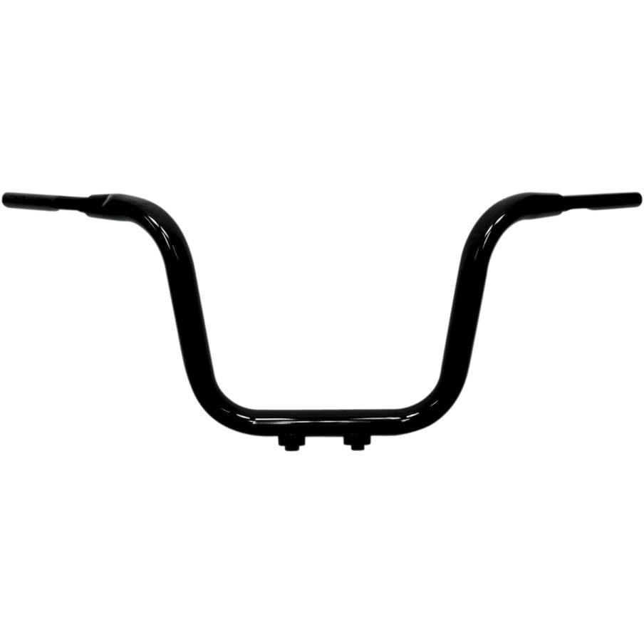 Junior Kong 13" Ape Hanger Handlebars - 1-1/4" Black, Fits Honda Shadow, Kawasaki Vulcan, Suzuki Boulevard