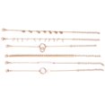 thumbnail image 2 of Koszal 6Pcs Women Bracelets Stackable Circle Jewelry Adjustable Bright Luster Bracelets for Party, 2 of 7