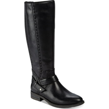 

Baretraps Womens Abram Faux Leather Wide Calf Riding Boots