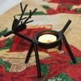 thumbnail image 6 of Holidays Reindeer Tea Light Holder Set of 6 Christmas Tea Light Holder Table Candles Holder Metal Tea Light Stands for Table/Mantle/Fireplace, 6 of 7