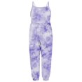 thumbnail image 2 of Odeerbi 1-6 Años Niñas Traje de Verano Tie-Dye Camisola Romper Casual Respirable Comfortable Overalls Correa Bib Pantalones En General Traje de Juego, 2 of 5