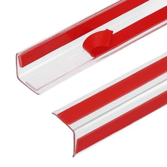 Uxcell 2 Pack 1.3 ft x 0.67 Inch Edge Corner Protectors, Self Adhesive Wall Corner Protector for Furniture Table Door Wall Edge Guard, Clear