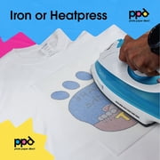 PPD 10 Sheets 8.5x11” - Silicone Protective Paper for Heat Transfer with Iron or Heat Press - Reusable Non-Stick Sheets - PPD-102