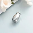 thumbnail image 5 of Mini Urns for Human Ashes Stainless Steel Small Cremation Keepsake Urns for Ashes Holder for Family/dad/mom/sister/grandparents Cremation Jewelry 0.79”*1.18”, 5 of 7