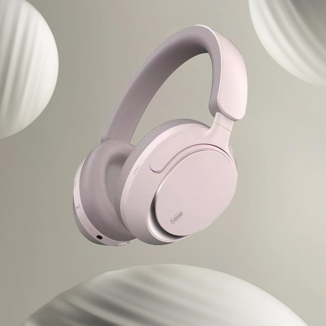 Auriculares Bluetooth de plástico, con cable e inalámbricos, doble modo, plegables, suaves, de baja latencia y alta batería, 5.4 horas de duración de la batería, para deportes y juegos.