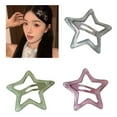 thumbnail image 2 of Girls Metal Star Hair Clips Epoxy Hairpins Hairstyle Accessories Glitter Hair Barrettes Set for Women Child, 2 of 8