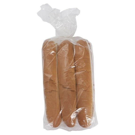 unt Millies Bakeries Bakehouse Footlong Hot Dog Bun, 6 Count per Pack -- 12 Per Cas