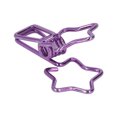 thumbnail image 4 of Paper Binder Clips, 100pcs Sturdy Metal Cute Cartoon Binder Clips Star Shape  For Certificate For Student For Tickets, 4 of 9
