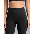 thumbnail image 3 of Leggins Colorfulkoala Dreamlux sin costuras frontales para mujer, negros, 3 of 5