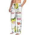 thumbnail image 2 of Disketp Happy Avocado Men'S Pajama Pants - Ultra Soft Fleece Sleep And Lounge Pants (Size: S-Xxl), 2 of 9