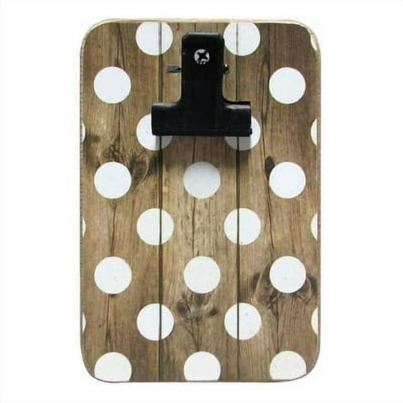 24 Pack: White Polka Dot Mini Clip Frame by Studio Decor