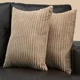 thumbnail image 2 of Pillows Set Of 2 Accent Sofa Couch Bedroom Polyester Beige, 2 of 6