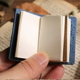 thumbnail image 2 of SagaSave Leather Pocket Notebook Travel Journal Diary for Writing Gifts Small Size Blue, 2 of 6
